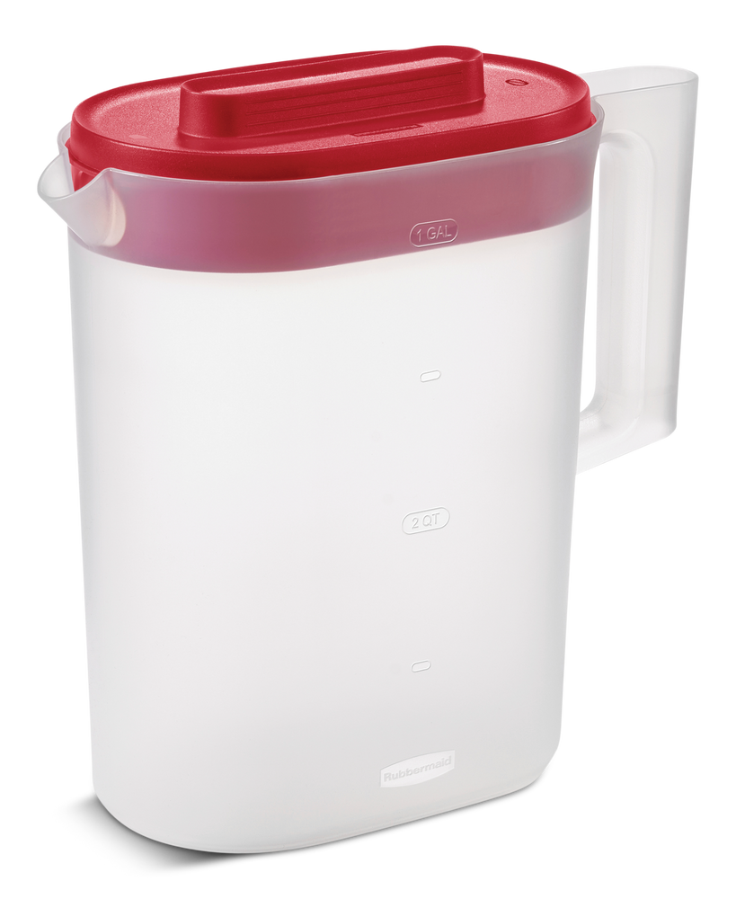 Rubbermaid Compact Space Saving Plastic Water/Juice Pitcher with Lid