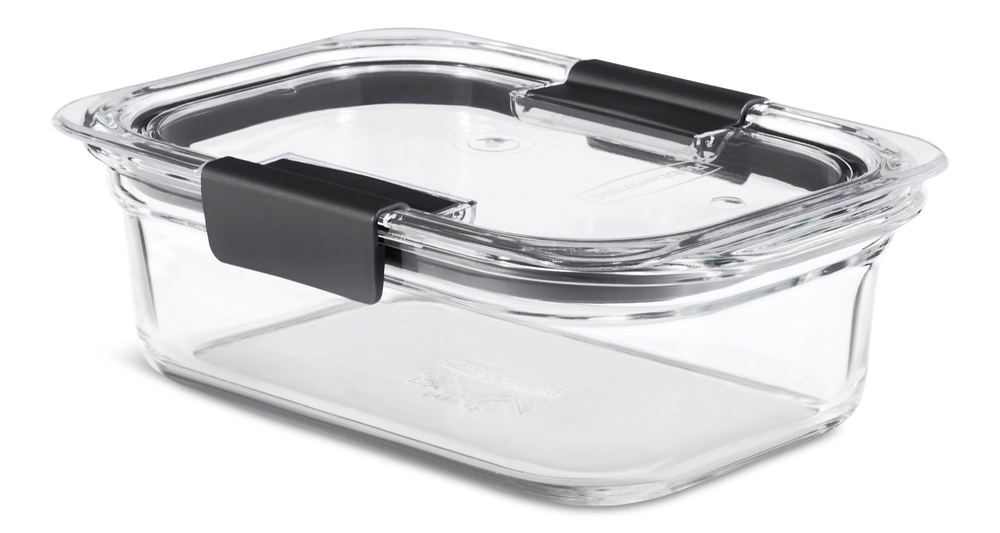 Rubbermaid Brilliance™ Rectangular Clear Glass LeakProof Food Storage