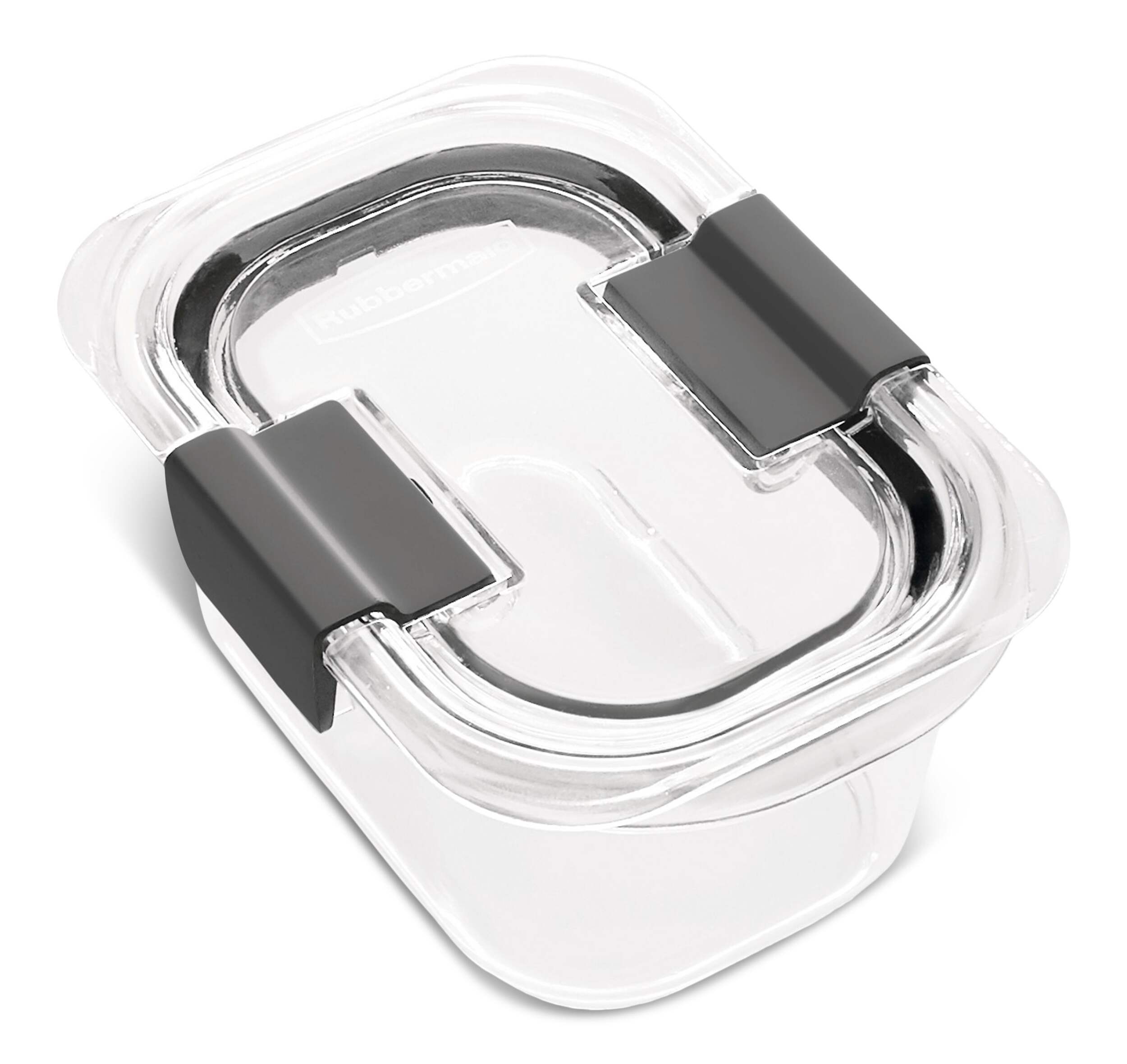 Rubbermaid Brilliance™ Rectangular Clear Leak-Proof Food Storage Container with Airtight Seal, 308-mL Front_Three_Fourths_Angled_Right