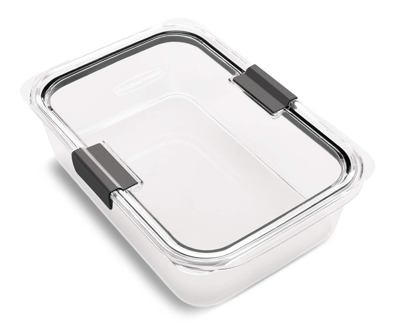 Rubbermaid Brilliance™ Rectangular Clear Leak-Proof Food Storage Container  with Airtight Seal, 2.3-L