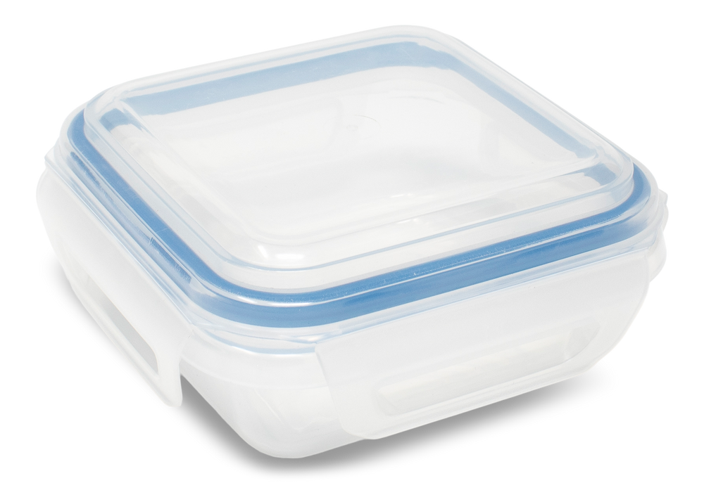 Snaplock Clear Rectangular Clear Food Storage Container, Nestable, 250
