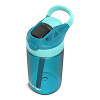 Contigo Aubrey Kids' Water Bottle with AUTOSPOUT® Lid & Straw, Juniper/Jade, 14-oz