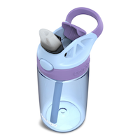 Contigo Cleanable Kids' Reusable Straw Water Bottle with AUTOSPOUT® Lid, Periwinkle/Amethyst, 14-oz