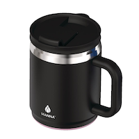 Manna Boulder Insulated Metal Mug with Sliding Lid, Assorted, 14-oz