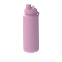Manna Dual Mouth Ranger Double Wall Vacuum Insulated Water Bottle with Top Handle, 32-oz Front_Angled_Left