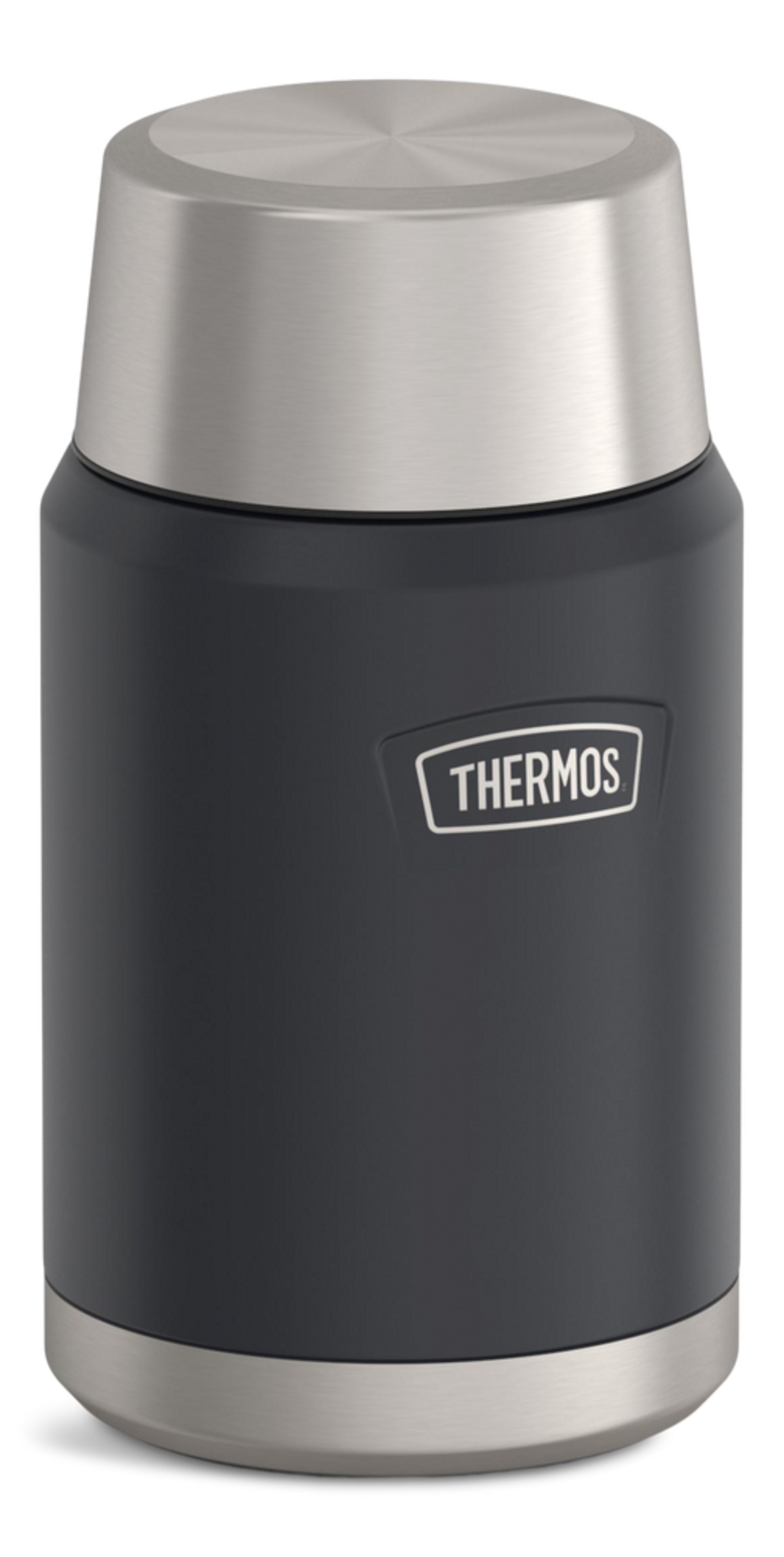 Thermos® Stainless Steel Vacuum Insulated Food Jar with Spoon, Black