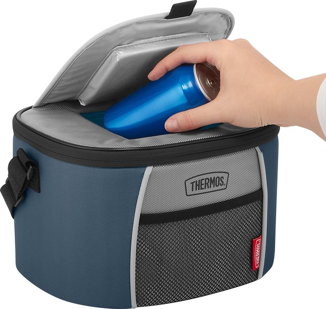 Thermos Soft Cooler with LDPE, 6 Can Capacity, Blue Canadian Tire