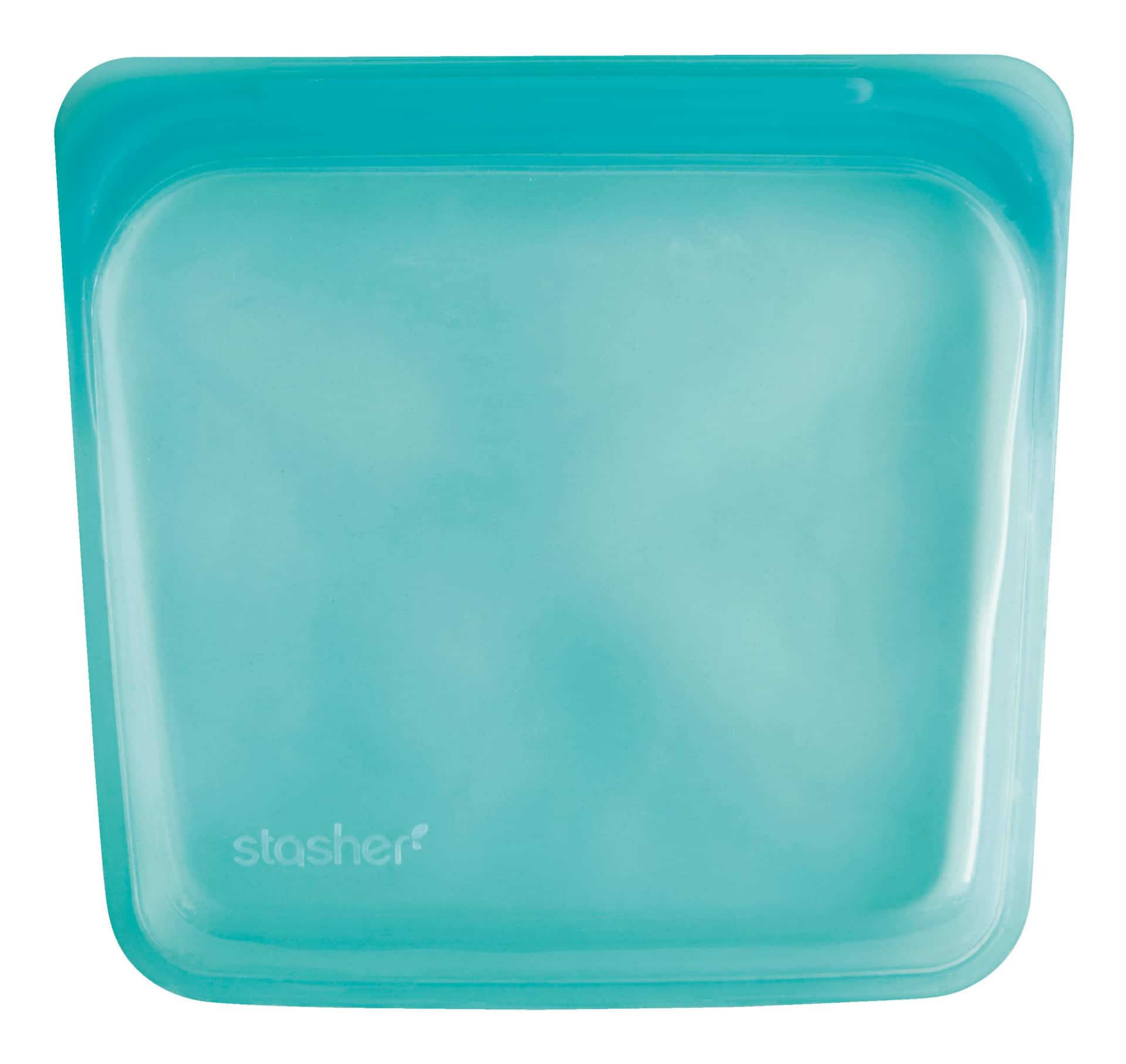 Stasher Reusable Silicone Sandwich Bag Food Storage with Airtight Seal Assorted 440 mL Canadian Tire