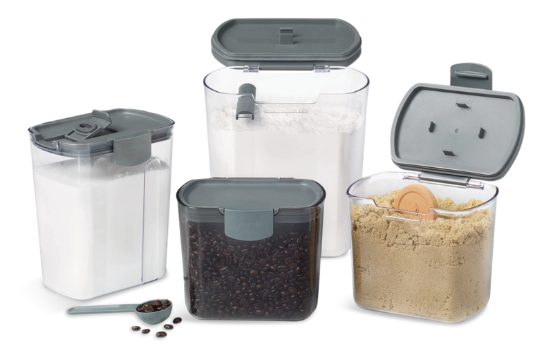 Starfrit Dry Food ProKeepers Plastic Food Storage Container Set with