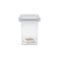 DryLock Tritan Pantry Plastic Food Storage Container with Airtight Seal, 2-L Front_Elevated