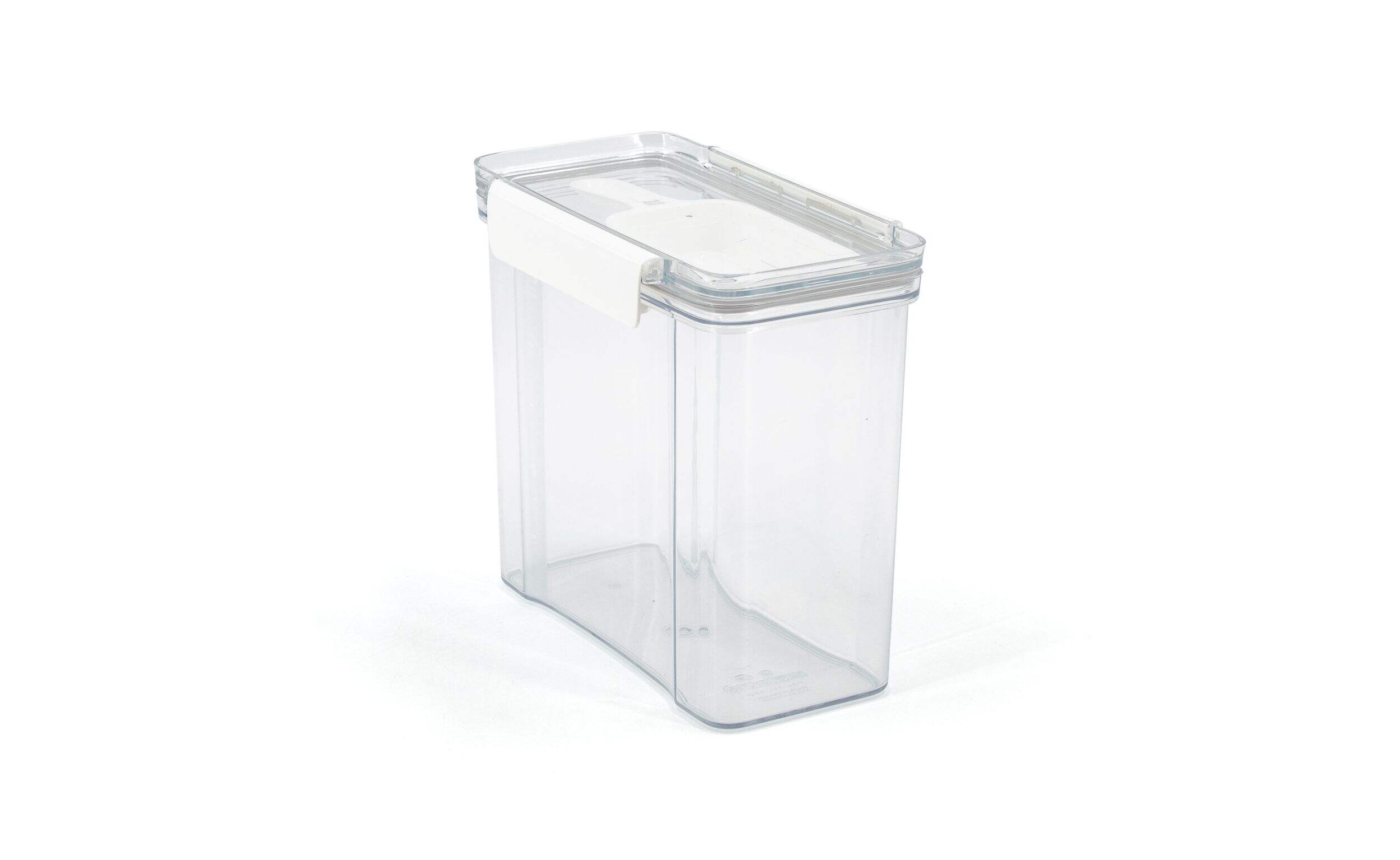 DryLock Tritan Pantry Plastic Food Storage Container with Airtight Seal, 2.5-L Front_Angled_Left