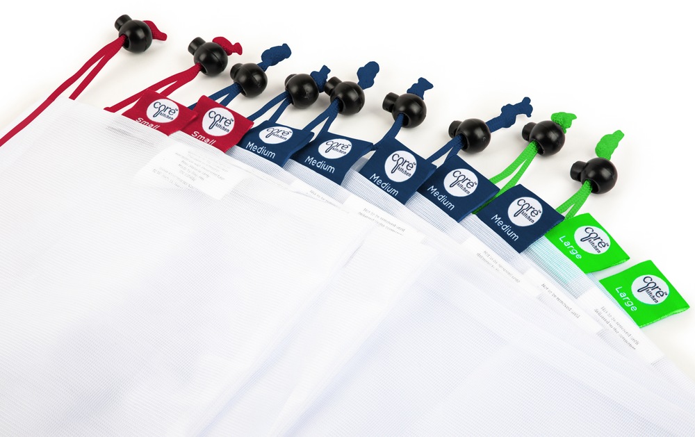 Core Home Reusable Polyester Produce Food Storage Bags, 9pk Canadian