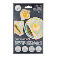 Core Home Beeswax Food Storage Wrap, 3-pk Front_Flat