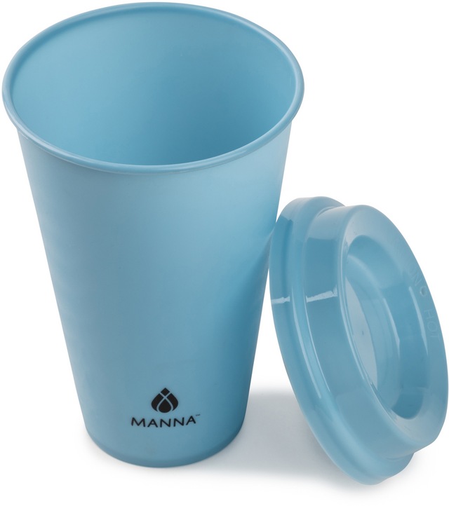 Manna Reusable Plastic Coffee Cups with Lids, 473mL, 5pk Canadian Tire