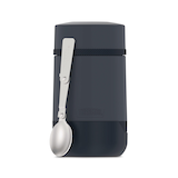 Thermos® Guardian Stainless Steel Food Jar Vaccum Insulated, Blue, 530-mL Front_Flat