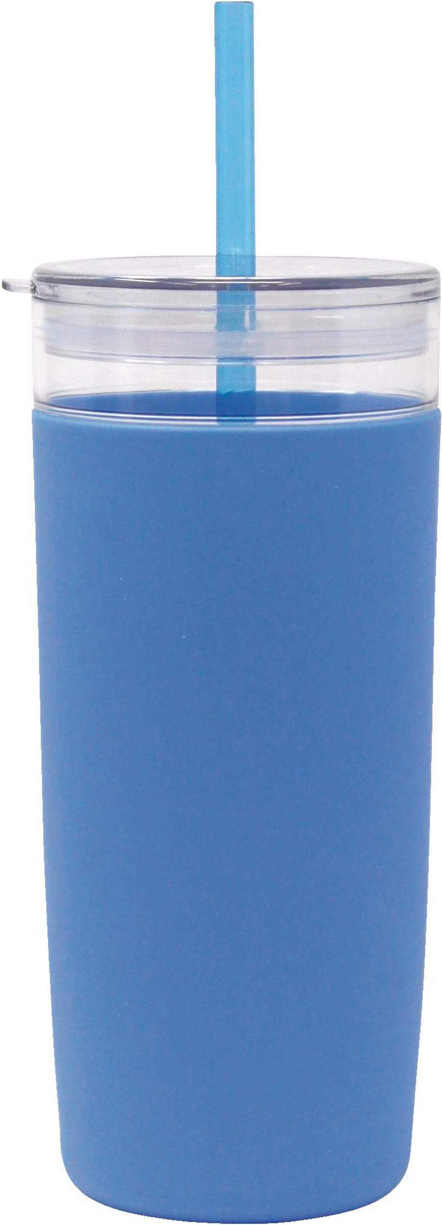 MASTER Chef Silicone Tumbler with Lid and Straw, 887-mL Front_Elevated
