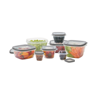MASTER Chef Plastic Food Storage Container Set with Airtight Lid, 16-pc Composite_or_Mixed