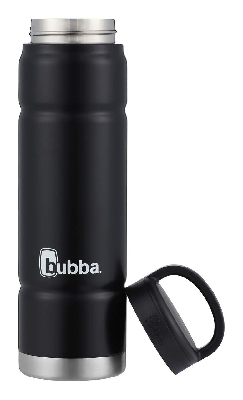 24oz Vacuum Insulated Stainless Steel Water Bottle Black - All In