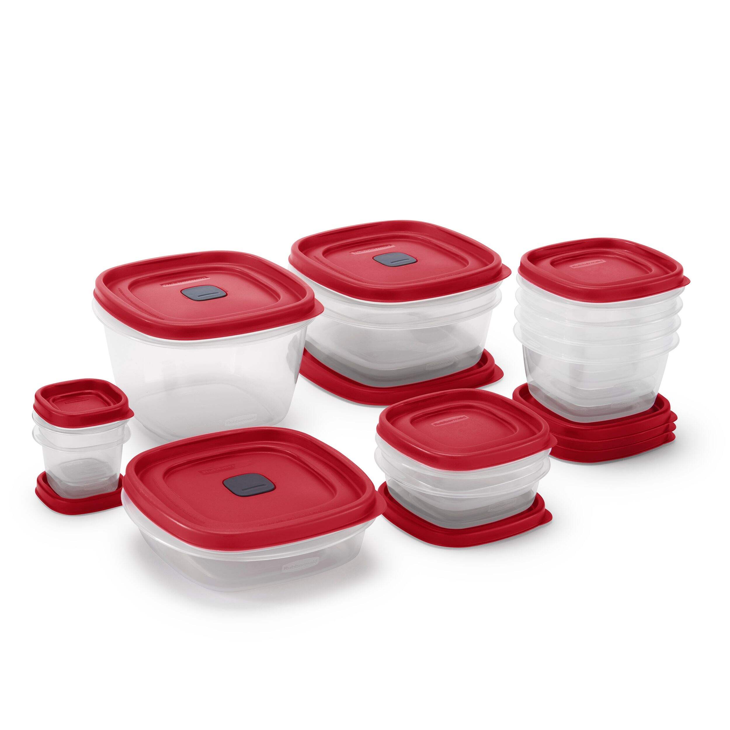 Contenants pour aliments Rubbermaid Press & Lock avec couvercles étanches, sans BPA, paq. 12 Front_Three_Fourths_Angled_Right