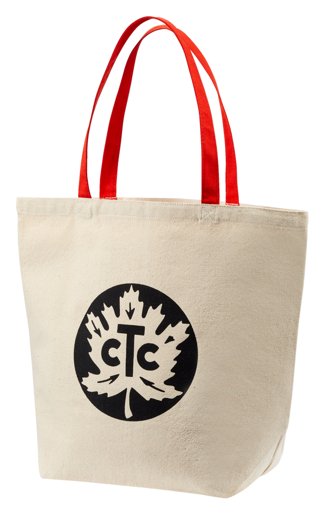 Canadian Tire 100Anniversary Canvas Fabric Reusable Shopping Bag, 32L