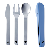 Vida by PADERNO Portable Travel Cutlery with Silicone Carry Pouch Composite_or_Mixed