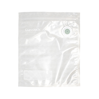 Glasslock Vacuum Compression Food Storage Bags Set, BPA Free, 5-pk Overhead_Flat