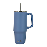 S'well Vacuum Insulated Stainless Steel Portable Travel Tumbler with Straw, Assorted Colours, 30-oz