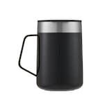 Contigo Vacuum-Insulated Stainless Steel Reusable Desk Mug with Splashproof Lid, Black, 14-oz Front_Flat