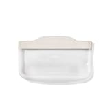 Sac à collation plat réutilisable en silicone de qualité alimentaire Oxo, contenant alimentaire avec joint, 12 oz Front_Flat