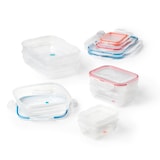 LockNLock by Starfrit Easy Match Leakproof Plastic Food Storage Container Set with Airtight Clip Lid, 14-pc Composite_or_Mixed