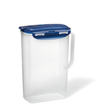 LockNLock by Starfrit Tall Plastic Juice Container with Airtight Lid, 2-L Front_Angled_Left