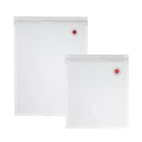 Cuisinart Reusable Zipper Vacuum Seal Food Storage Bags, 40-pk Front_Flat