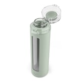 Ello Clara Glass Water Bottle, 20-oz, Assorted Colours Front_Angled_Left