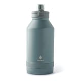 Manna Push Stainless Steel Water Bottle with Handle, Assorted Colours, 64-oz Front_Flat