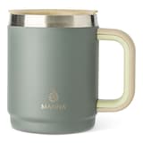 Manna Boulder Eco Stainless Steel Insulated Mug with Handle, Midnight, 14-oz Front_Flat