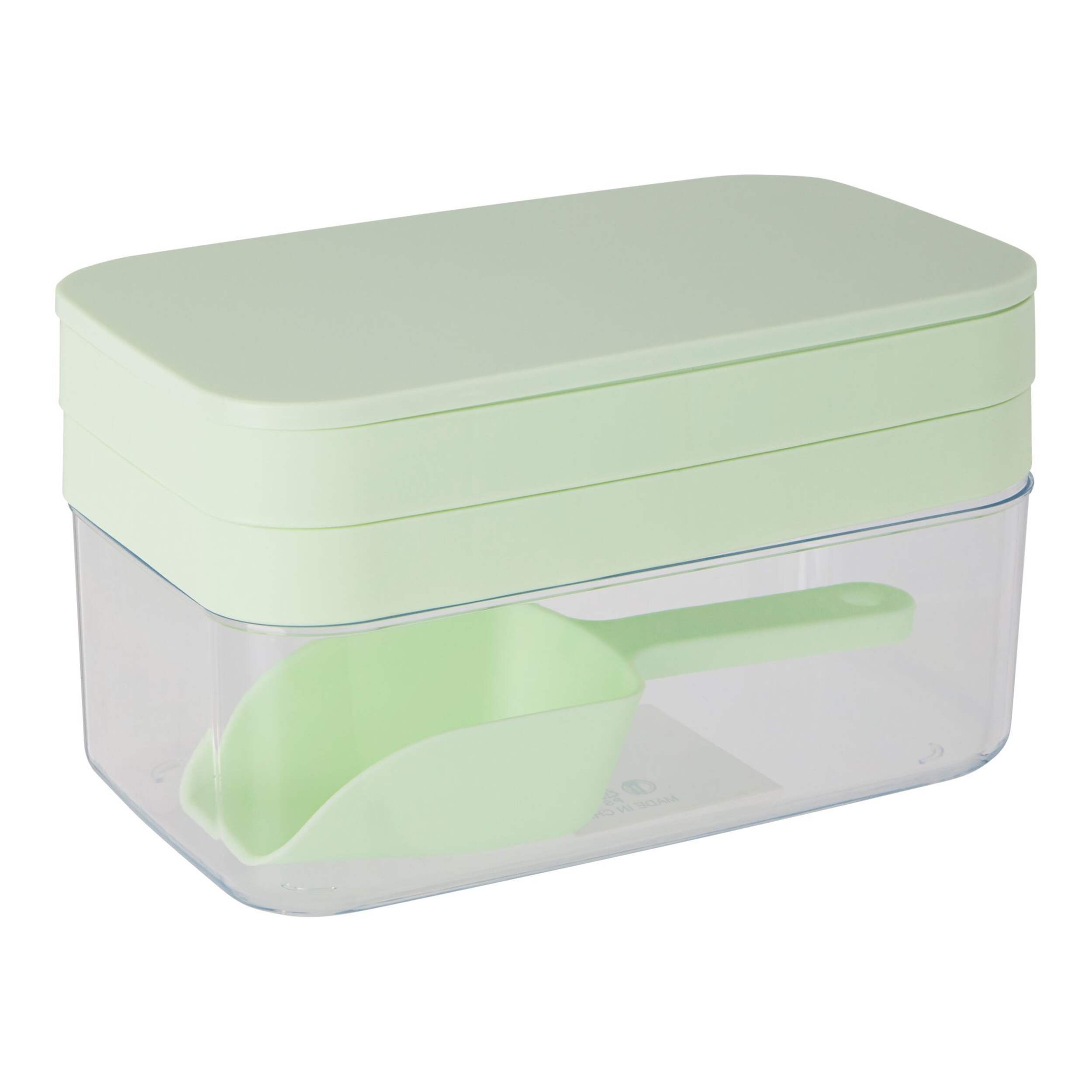 Manna 2-In-1 Ice Box System with Scoop, Mint Front_Angled_Right