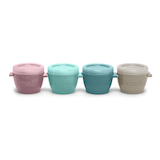 melii Snap & Go Food Storage Containers, 4-oz Pods, Multi-Colour, 4-pk Front_Elevated
