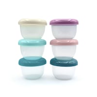 melii Nesting Food Storage Snack Containers, Multi-Colour, 6-oz, 6-pk