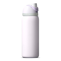 Owala FreeSip Stainless Steel Insulated Water Bottle, BPA-Free, Assorted Colours, 32-oz Front_Angled_Right