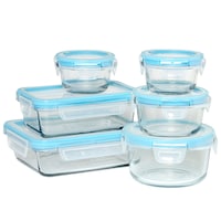 Anchor Hocking TrueLock™ Glass Food Storage Container Box Set with Locking Lids, 12-pc