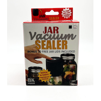 Rechargeable Handheld Vacuum Sealer Set for Mason Jars Front_Elevated