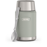 Thermos Stainless Steel Food Storage Flask Jar with Spoon, River Rock, 710-mL Composite_or_Mixed
