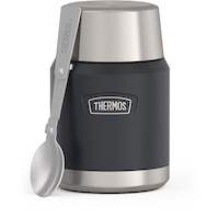 Thermos Stainless Steel Food Storage Flask Jar with Spoon, Assorted Colours, 491-mL Composite_or_Mixed