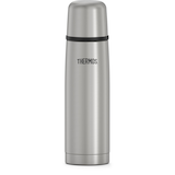 Thermos Compact Stainless Steel Insulated Vacuum Bottle with Twist Opening, 470-mL Front_Flat