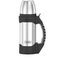 Thermos The Rock Stainless Steel Insulated Beverage Bottle with Handle, 1.0-L Front_Flat