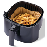 Master Chef Square Air Fryer Liner, 16.5-cm, 50-pk Overhead_Plunge
