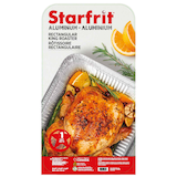 Starfrit Disposable Aluminum Rectangular King Roaster Overhead_Flat