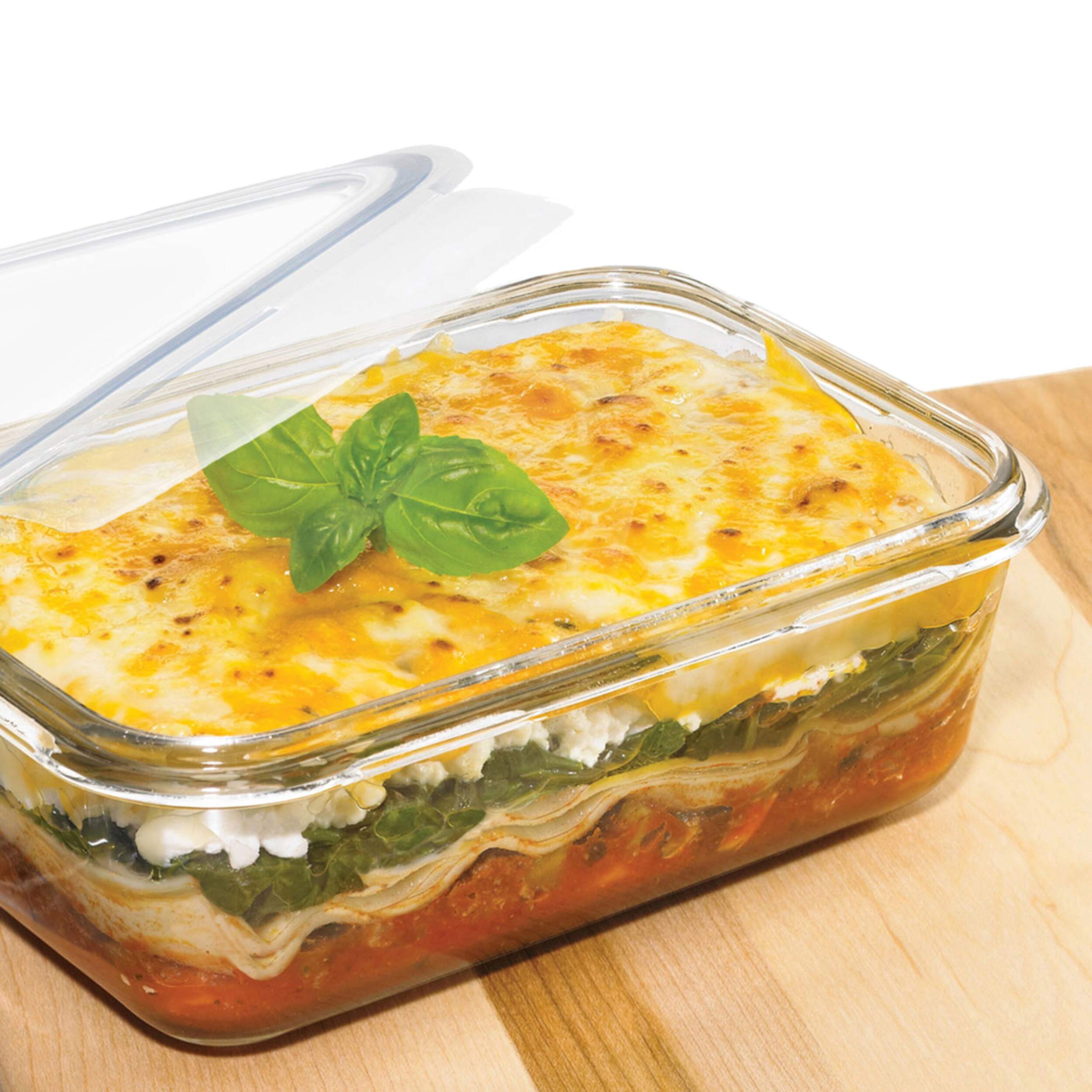 Starfrit Lock & Lock Rectangular Glass Container, 2-L     Composite_or_Mixed