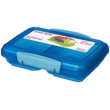 Sistema Small Split To Go Food Storage Container, BPA-Free, 350 mL (11.8 oz) Front_Angled_Left