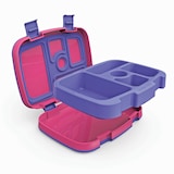 Bentgo Kids' Brights Leak-Proof Bento Lunch Box Food Storage Container, Fuchsia, 1-L Front_Three_Fourths_Angled_Right
